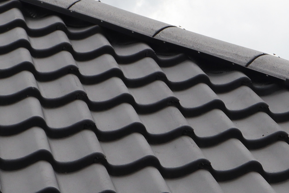 Double Pantile with Universal Ridge and Dry Fixing System